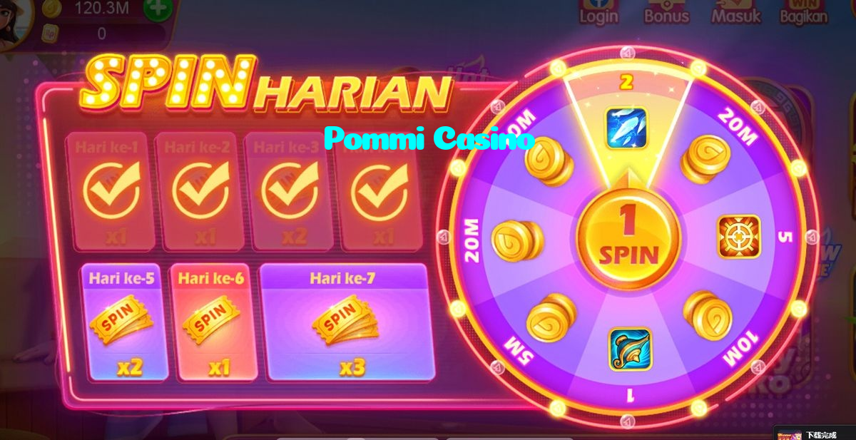Pommi Casino خوش آمدید بونس +600% پیشکش موبائل ایپ کے پروموشن سیکشن میں دکھائی دیتی ہے۔